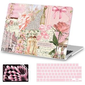 lot 20499 image: AKIT MacBook Air 13.6 Case M5M4M3M2 Retro Collage