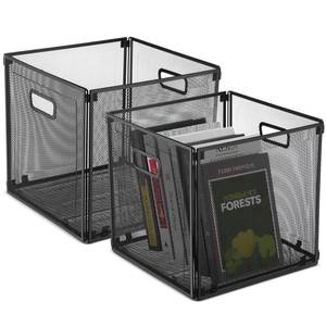 lot 1008 image: Funnymoon Metal Wire Storage Baskets 13x13 Inch (2-Pack)