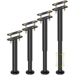 lot 1748 image: Adjustable Bed Support Legs 10-17 inch (4 Pack)