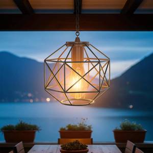 lot 1756 image: Zuiaoyibou Hanging Solar Lantern 7.8 x 7