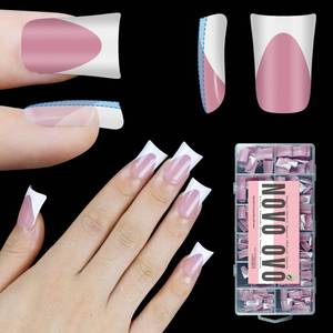 lot 2609 image: NOVO OVO Short Duck Nail Tips Press On 360 pcs