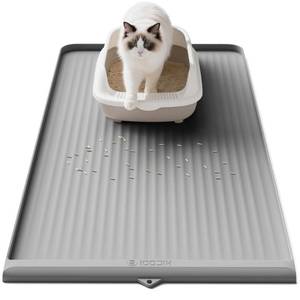 lot 2644 image: Hicooi Cat Litter Mat 36x24 Waterproof Grey