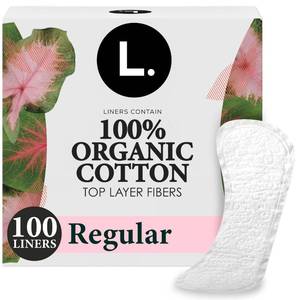 lot 2647 image: L. Pantiliners Regular 100 Count Organic Cotton