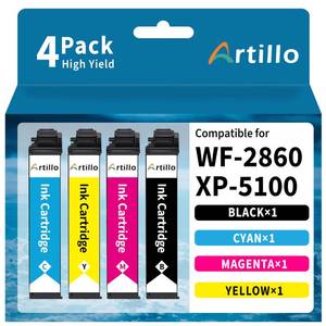 lot 2654 image: Artillo Replacement Ink Cartridges for Epson WF-2860 XP-5100