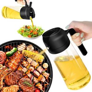 lot 2657 image: 2-in-1 Oil Sprayer and Dispenser Bottle 470ml