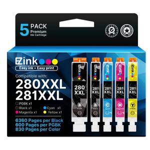 lot 2663 image: E-Z Ink Compatible Canon 280281 Ink Cartridge Set