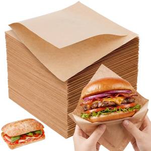 lot 2675 image: Ckhoid Greaseproof Paper Sandwich Bags 4.7x4.7 1000pc