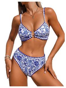 lot 2719 image: OYOANGLE Womens Paisley Bikini Set Medium