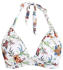 lot 2726 image: Balasami Womens Vintage Plaid Polka Dot Bikini Top - SIZE Small