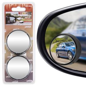 lot 2752 image: KEWAYO Blind Spot Mirror 4 Pack, 360° Adjustable