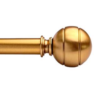 lot 5180 image: Adjustable Metal Curtain Rod 30-88 Inch