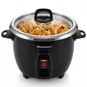 lot 5193 image: Elite Gourmet ERC2001BX 10-Cup Rice Cooker