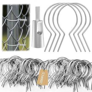 lot 5201 image: GardenNow Twist Fence Ties 11 Gauge Galvanized Steel 200pc