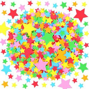 lot 6199 image: Etyishe 684pc Foam Star Stickers