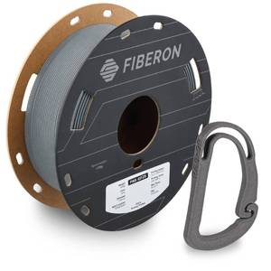 lot 9625 image: Polymaker Fiberon PA6-GF25 Glass Fiber Nylon Filament 1.75mm, Grey, 0.5kg