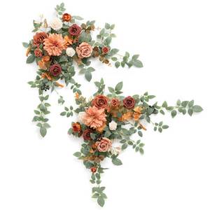 lot 9635 image: Lings moment 2 Pack Terracotta Garland Floral Swag Wedding Arch Flowers