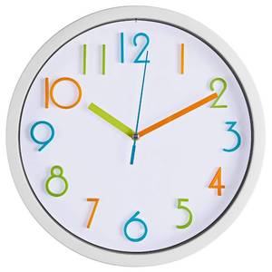 lot 9680 image: Bernhard Products Purple Wall Clock 10 Inch, Silent Non-Ticking, Quality Quartz 3D Numbers Battery Operated Round Pretty Clock for KitchenOfficeKids BedroomBaby Nursery Room