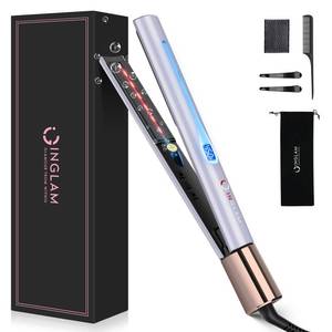lot 9694 image: IG INGLAM 1 Inch Infrared Titanium Flat Iron Hair Straightener
