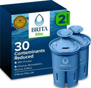 lot 10301 image: Brita Elite Replacement Water Filter, 2 Pack