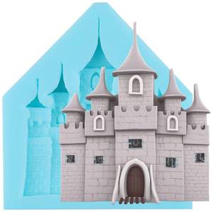 lot 10306 image: YABONAN Princess Castle Silicone Mold Castle Fondant Molds