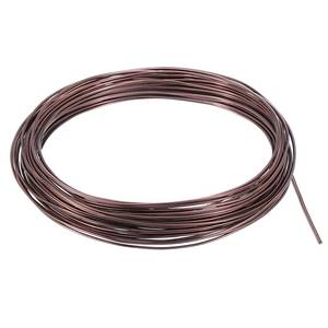lot 10309 image: PATIKIL 1mm Bonsai Training Wire, 1 Roll Floral Wire Stems Anodized Aluminum Tree Wire 32.8 Feet Total for Gardening Branch Fixing, Brown