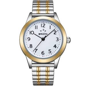 lot 10323 image: BOSHIYA Womens Watches Two Tone Gold Silver Stainless Steel