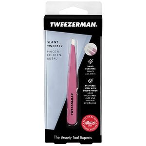 lot 10353 image: Tweezerman Slant Tweezer - Pretty in Pink