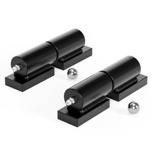 lot 10385 image: 5 in Heavy Duty Barrel Gate Hinges,Steel Gate Door Hinges 450lbs Capacity for Swing Door, Trailer Ramp, Metal Driveway Gate Drive,Fence Gate, Weld On Install Barrel Hinges, 2 Pack