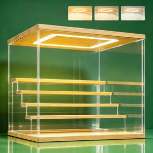 lot 11959 image: NONEMEY Acrylic Display Case with LED Light, 5-Tier