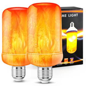 lot 12384 image: KEMINO LED Flame Light Bulbs 2-Pack E26 Base