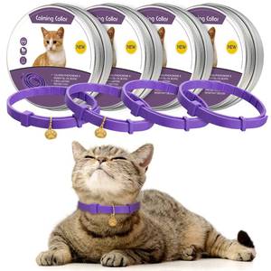 lot 12582 image: Weewooday Cat Calming Collar Adjustable 4-Pack