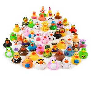 lot 12587 image: 30 Pack Assorted Rubber Ducks Bath Toys
