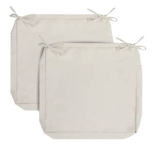 lot 12593 image: FUNHOME Outdoor Cushion Covers 20x18x4 Inch Set of 2