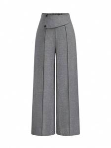 lot 12596 image: SOLY HUX Womens Plus Size Dress Pants Grey 3X-Large