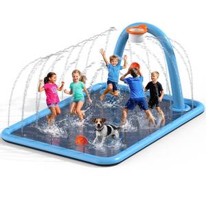 lot 13187 image: Octaplay Large Splash Pad with Basketball Hoop