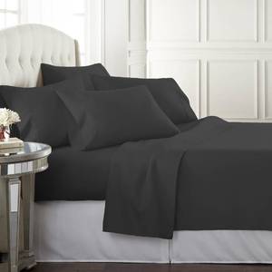 lot 13218 image: Danjor Linens Queen Microfiber Sheet Set 6-Piece