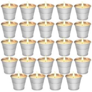 lot 13227 image: PARSUP Citronella Candles 24-Pack Tin