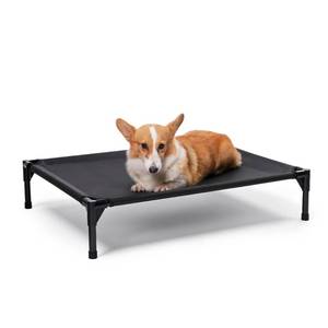 lot 13230 image: Garnpet Elevated Dog Bed, 32 L x 25 W, Dark Grey