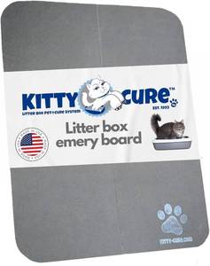 lot 14413 image: Kitty Cure Cat Nail File Scratcher Pad 14.5 x 11
