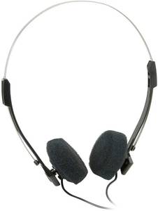 lot 14422 image: Parts Express Mini Stereo Headphones 4ft Cord