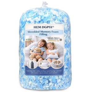 lot 14465 image: Shredded Memory Foam Filler, 1 lbs