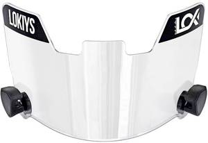 lot 14466 image: LOKIYS Football Visor Clear Universal Fit