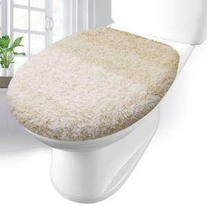 lot 14474 image: Arotive Microfiber Toilet Lid Cover, 17.5x15, Light Beige