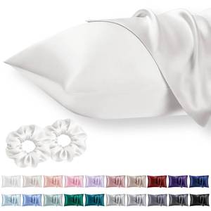 lot 14483 image: Vielit Queen Satin Pillowcase 2-Piece Set