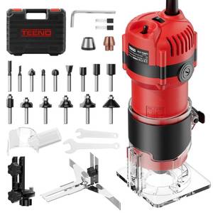 lot 17450 image: TEENO 1.25 HP 6.5 Amp Compact Wood Router