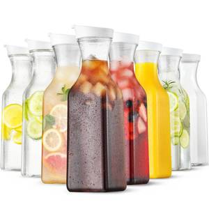 lot 17463 image: NETANY Plastic Water Carafe 8-Pack 50 Oz