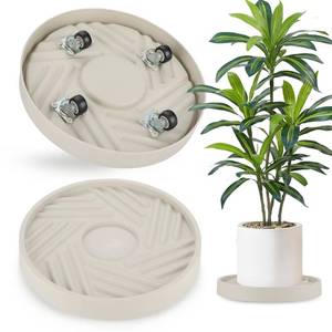 lot 17486 image: JAOXISOU 2 Pack Plant Caddy with Wheels 10