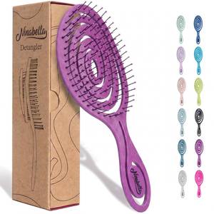 lot 18301 image: Ninabella Detangler Brush - Berry