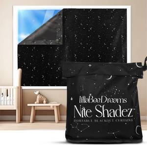 lot 18911 image: Nite Shadez Portable Blackout Curtains 60 x 78.75