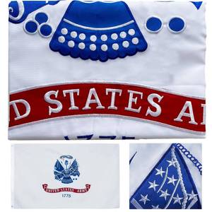 lot 18913 image: AXJBW Embroidered US Army Flag 3x5 Double Sided